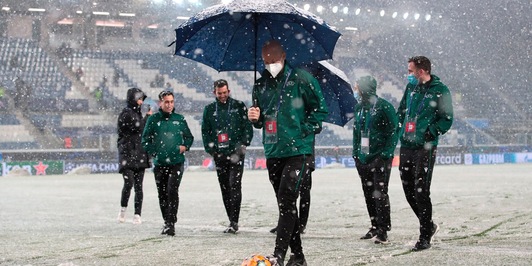 Atalanta-Villarreal è a rischio a causa della neve