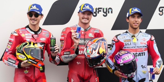 MotoGP: a Misano batte un norme cuore Rosso