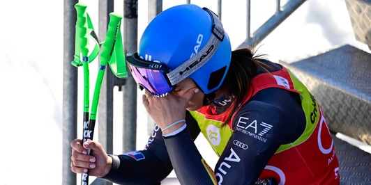 Sci: Italdonne da record, ma Elena Curtoni perde la Coppa di superG