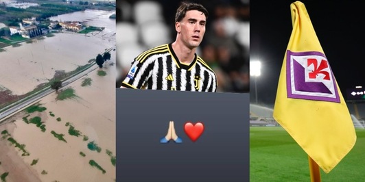 Fiorentina-Juve, gara a rischio. Cuore Vlahovic: il post per i fiorentini