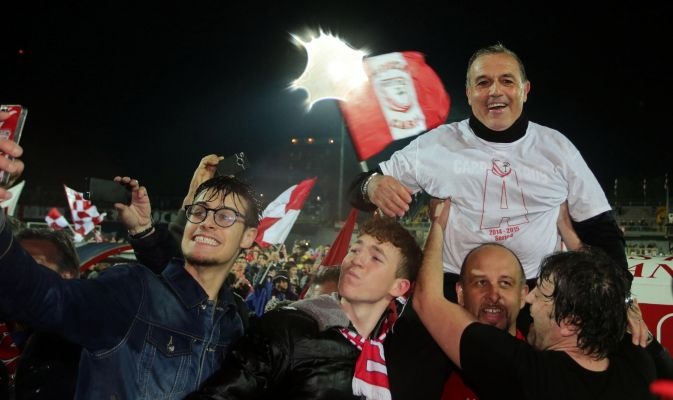 Castori: «Il rinnovo? Ne stiamo discutendo»