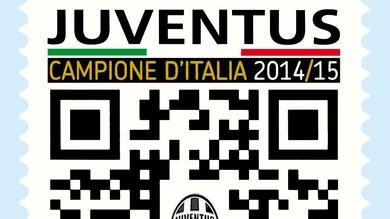 Poste celebra scudetto Juventus con francobollo