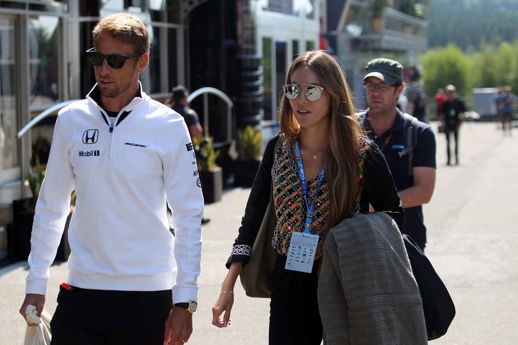 F1, Jenson Button lascia la moglie