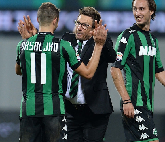 Di Francesco: «Dura contro l'Atalanta»
