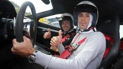 Nibali al Mugello con Porsche