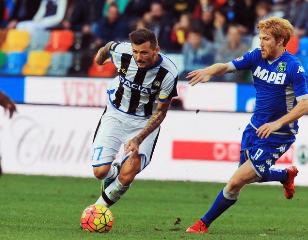 Udinese, col Napoli Thereau unica punta