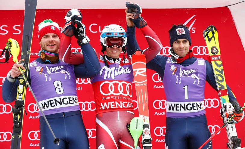 Sci: Slalom Kitzbuehel, vince Kristoffersen. Thaler quinto