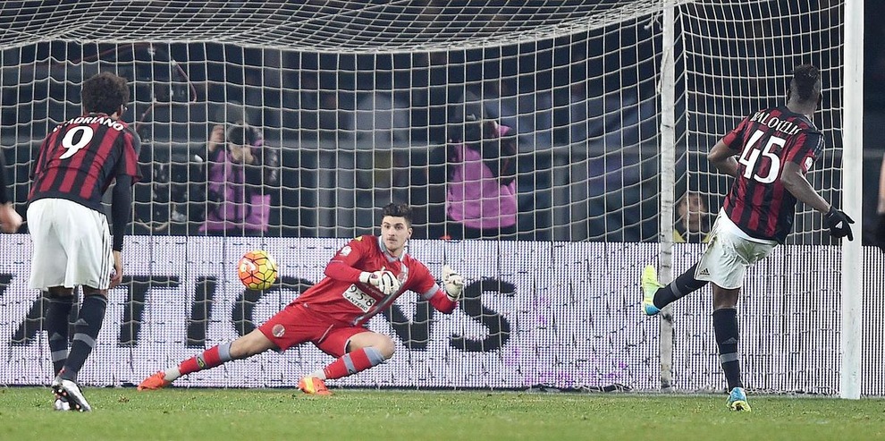 Coppa Italia, Alessandria-Milan 0-1: Balotelli stende i grigi