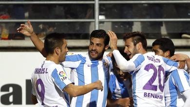 Liga: Malaga-Getafe 3-0 in 45 minuti