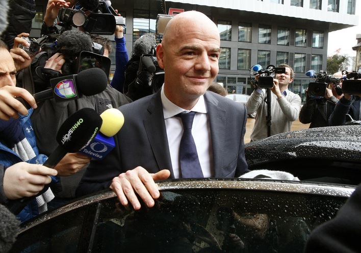 Presidenza Fifa: Infantino avanza in quota
