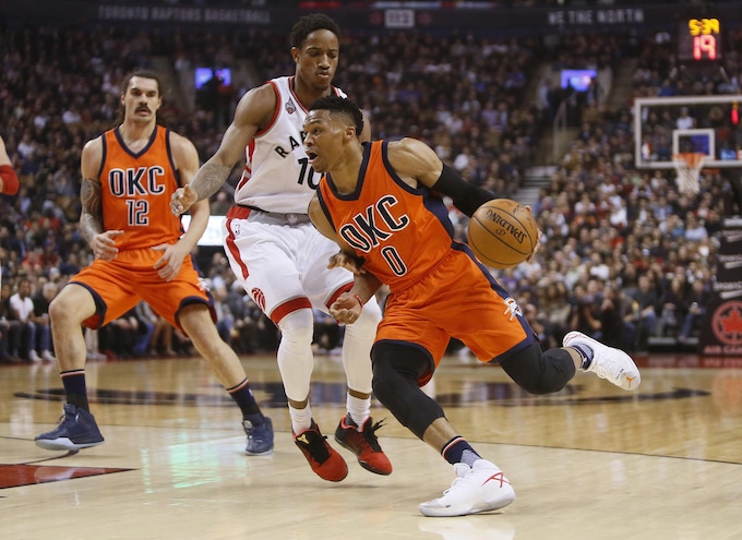 Westbrook stende Toronto, crollo Lakers con Utah