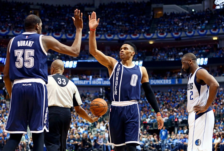 Westbrook elimina Dallas, Thunder pronti per gli Spurs