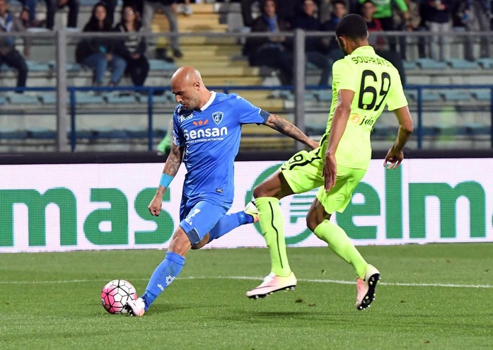 Serie A Empoli, per Maccarone affaticamento muscolare
