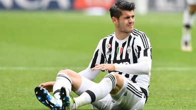 Juventus, nessuna lesione muscolare per Morata
