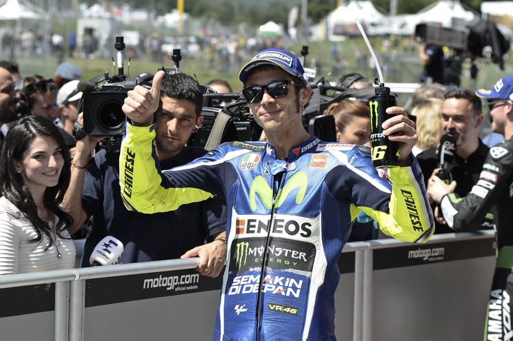 MotoGp, Mugello: Rossi vola anche in lavagna