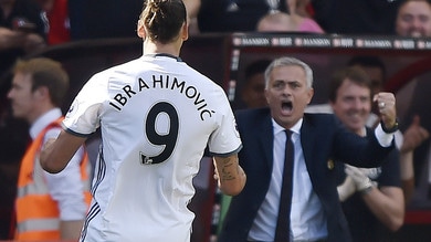 Mourinho coccola Ibrahimovic: «Incredibile senza pallone d'Oro»