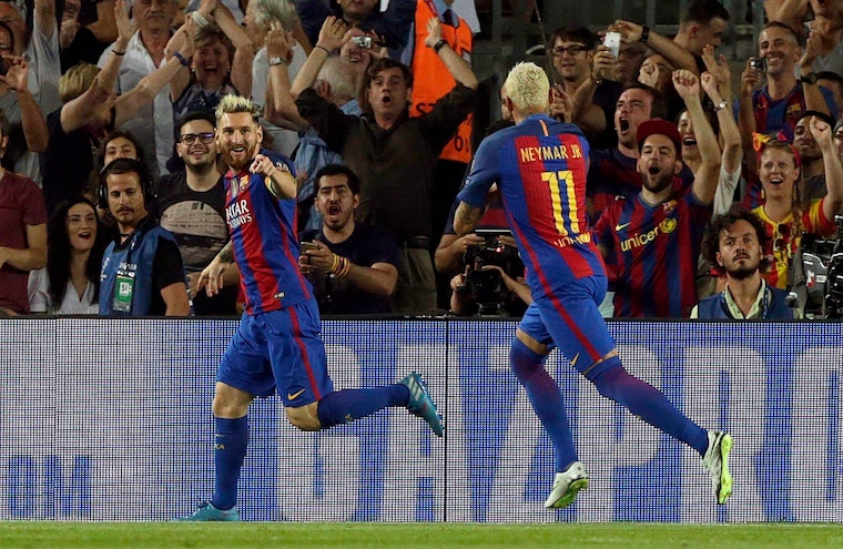 Champions: Barça e Bayern super. Psg-Arsenal 1-1