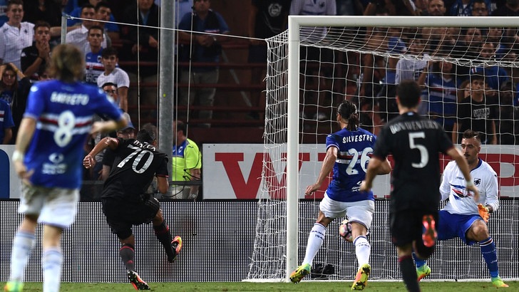 Serie A, Sampdoria-Milan 0-1: decide Bacca all'85'