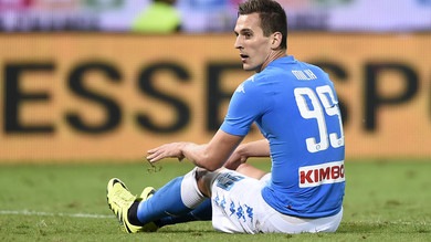 Serie A: Milik out, Napoli più lontano dallo scudetto