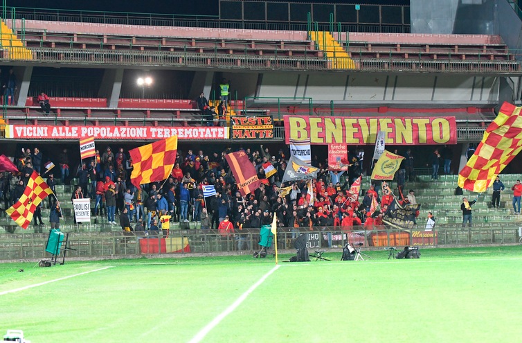 Serie B, Benevento-Cittadella: giallorossi avanti nelle quote