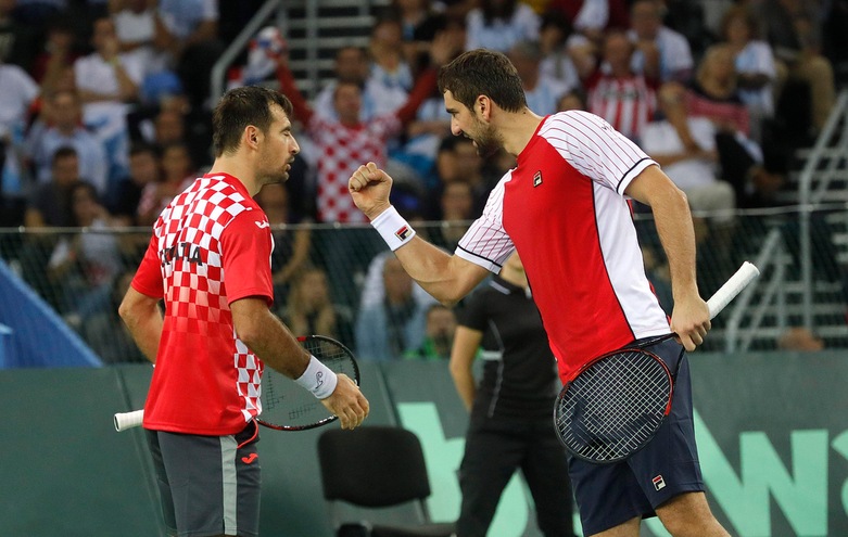 Coppa Davis: doppio alla Croazia, ora è 2-1 sull'Argentina