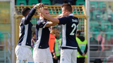 Serie A, Palermo-Lazio 0-1: Milinkovic-Savic inguaia De Zerbi