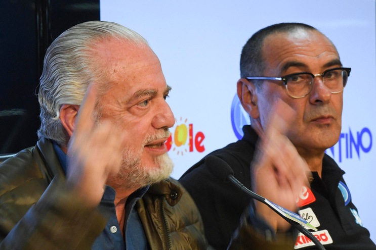 De Laurentiis, frecciata a Sarri: «Aspetto Rog»