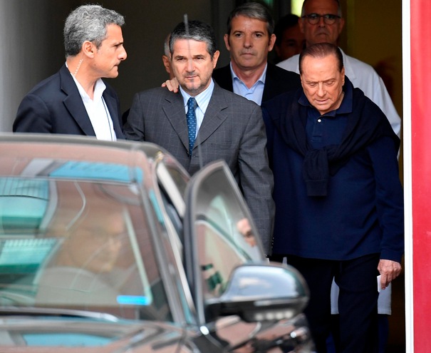 Silvio Berlusconi al San Raffaele per controlli