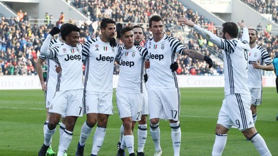 Serie A, Sassuolo-Juventus 0-2, il tabellino