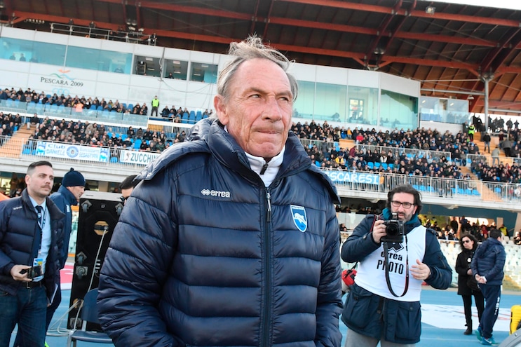 Serie A Pescara, Zeman impone i gradoni