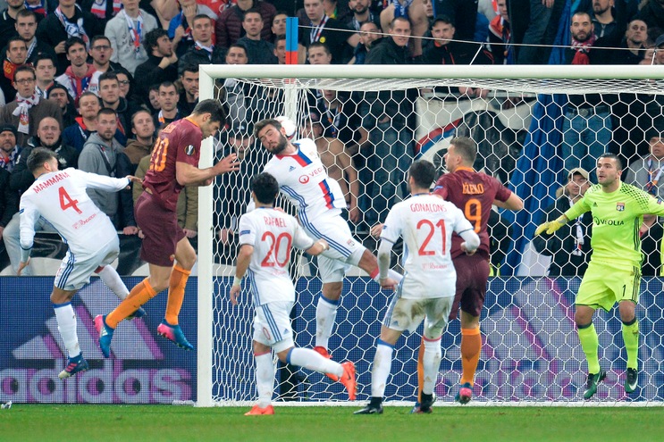 Europa League Lione-Roma 4-2, il tabellino