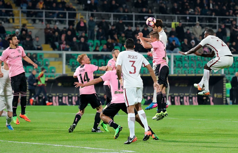 Serie A Palermo-Roma 0-3, il tabellino