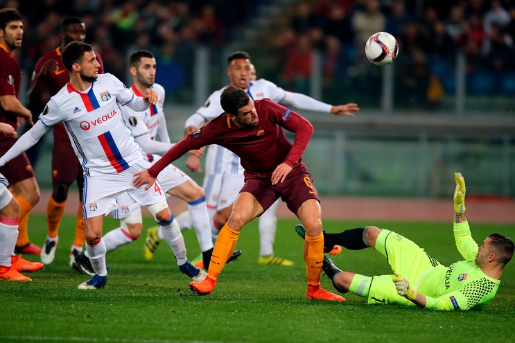 Europa League Roma-Lione 2-1, il tabellino