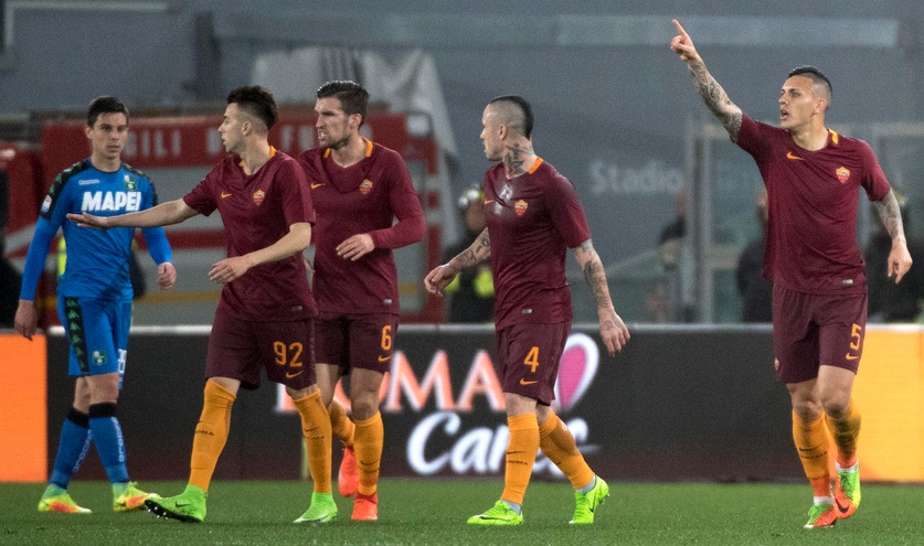 Serie A Roma-Sassuolo 3-1, il tabellino