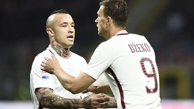 Roma-Juventus, Dzeko out. Nainggolan in dubbio