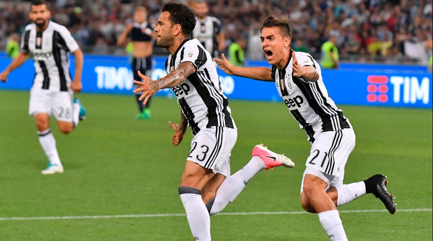 Juventus, Coppa Italia al cielo: in trionfo con fenomeno Dani Alves e Bonucci