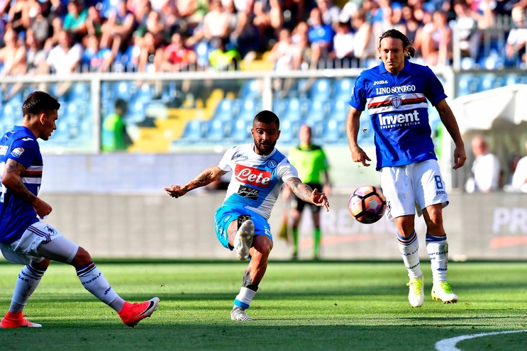 Serie A Sampdoria-Napoli 2-4, il tabellino