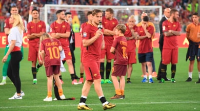 Roma, il discorso di Totti