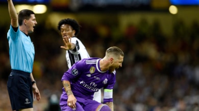Moviola Juventus-Real Madrid: Ramos simula, non c'è il rosso a Cuadrado