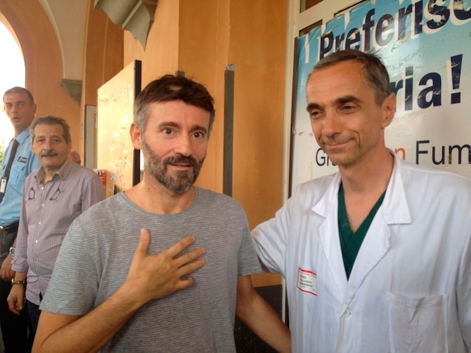 Biaggi lascia l'ospedale: «Torno in pista? Ora penso a guarire»