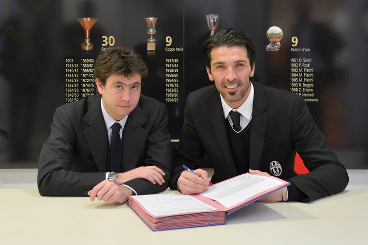 Buffon padrino della figlia di Agnelli