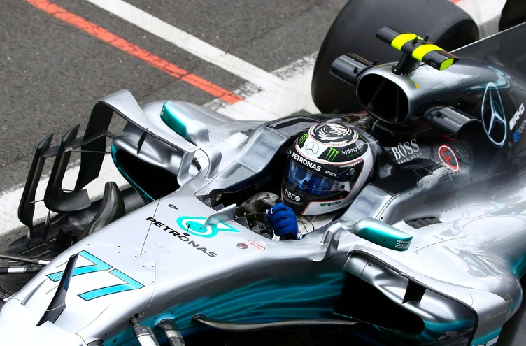 F1 Silverstone: Bottas penalizzato di 5 posti