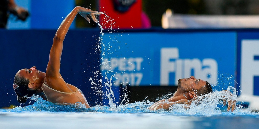 Mondiali sincro, Minisini-Perrupato d'argento
