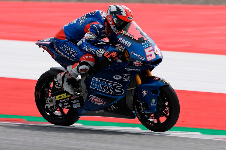 Moto2 Austria, Pasini conquista la pole