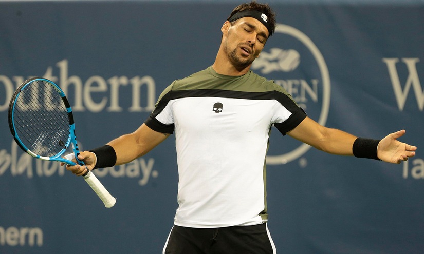 Tennis, Cincinnati: Lorenzi e Fognini eliminati