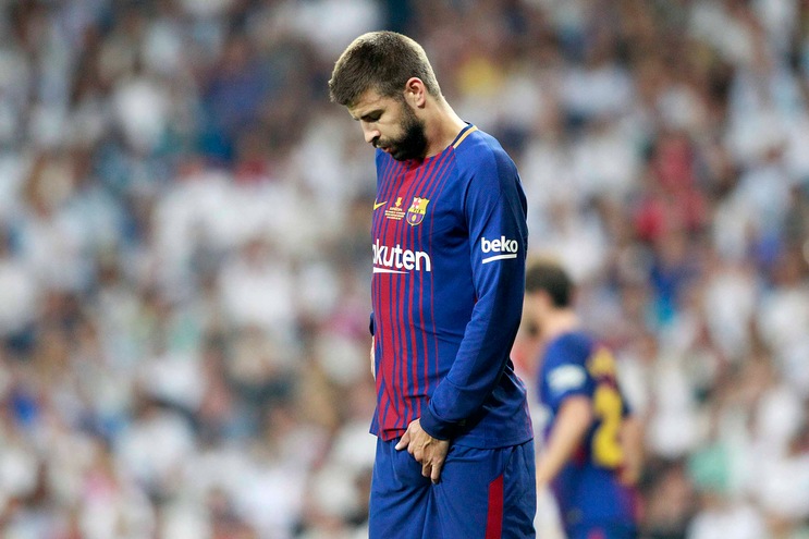 Real Madrid-Barcellona, Piquè: «Noi inferiori»
