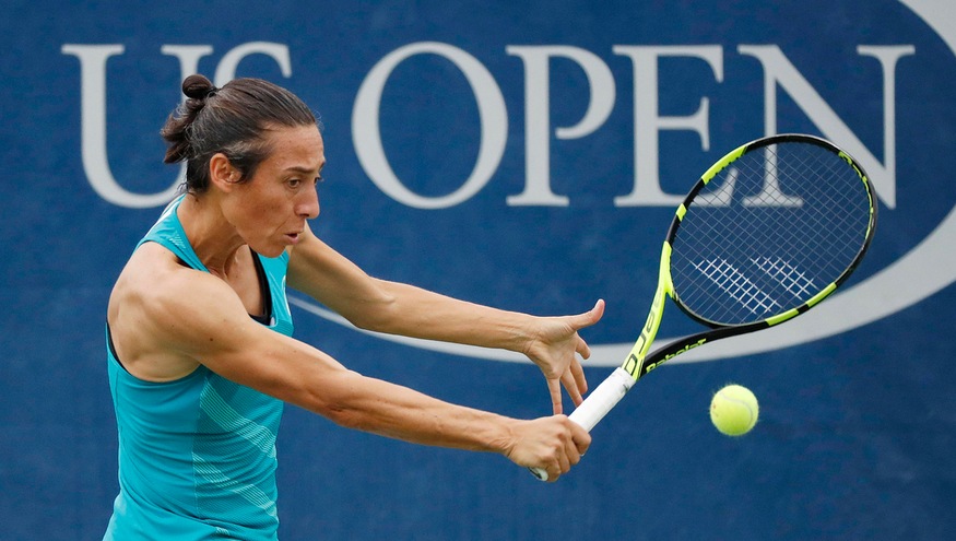 Us Open: Schiavone eliminata, Fognini ko nel derby con Travaglia 