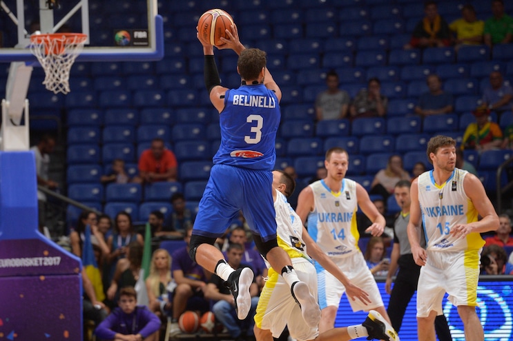 EuroBasket 2017, Belinelli stende anche l'Ucraina