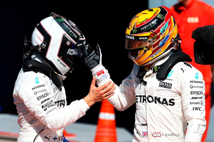 F1 Mercedes, Bottas: «Se serve aiuterò Hamilton»