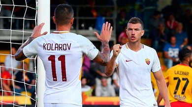 Serie A, Benevento-Roma 0-4: Dzeko super, doppietta